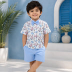 Bunny Meadow Summer Shirt & Shorts Set | Minilova