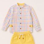 Sunbeam Pastel Check Co-ord Set | Minilova