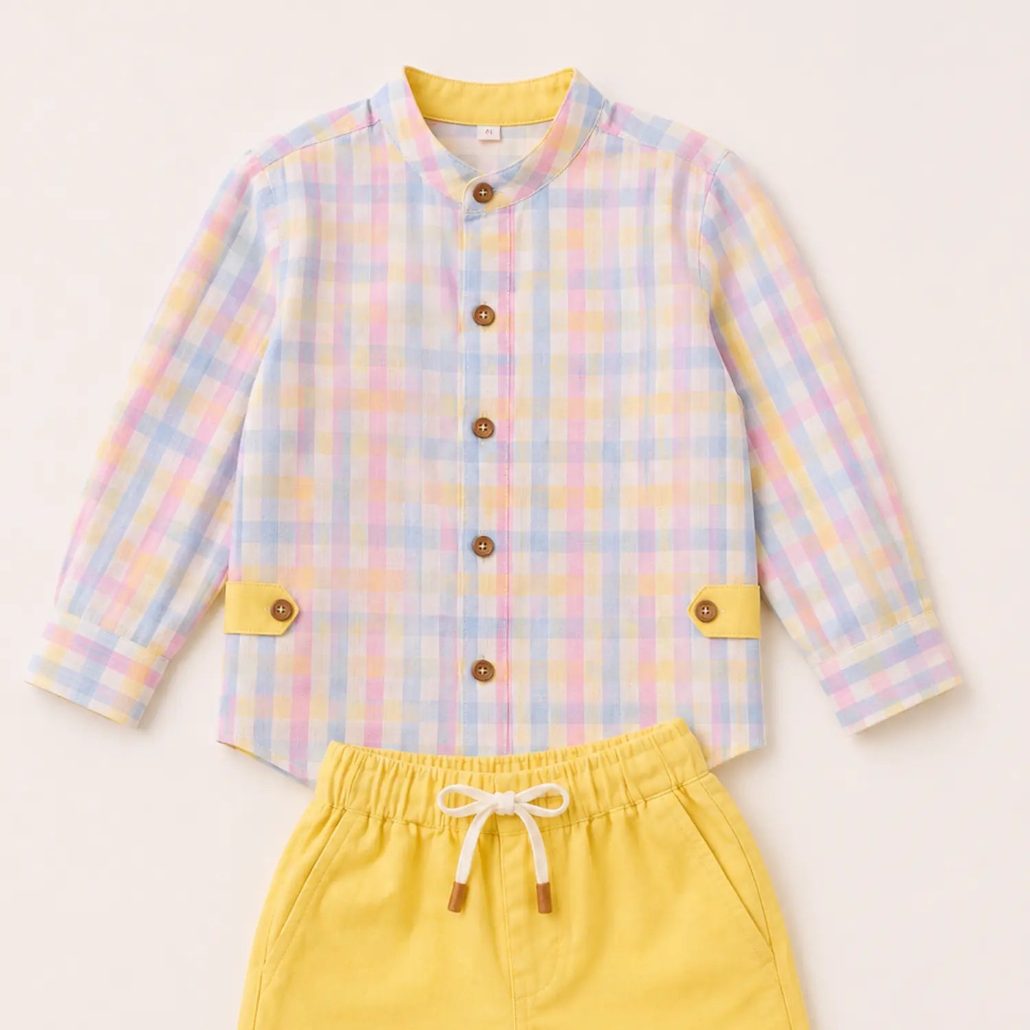 Sunbeam Pastel Check Co-ord Set | Minilova