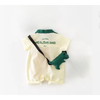 Dino Buddy Baby Boy Romper Set with Sling Bag | Minilova