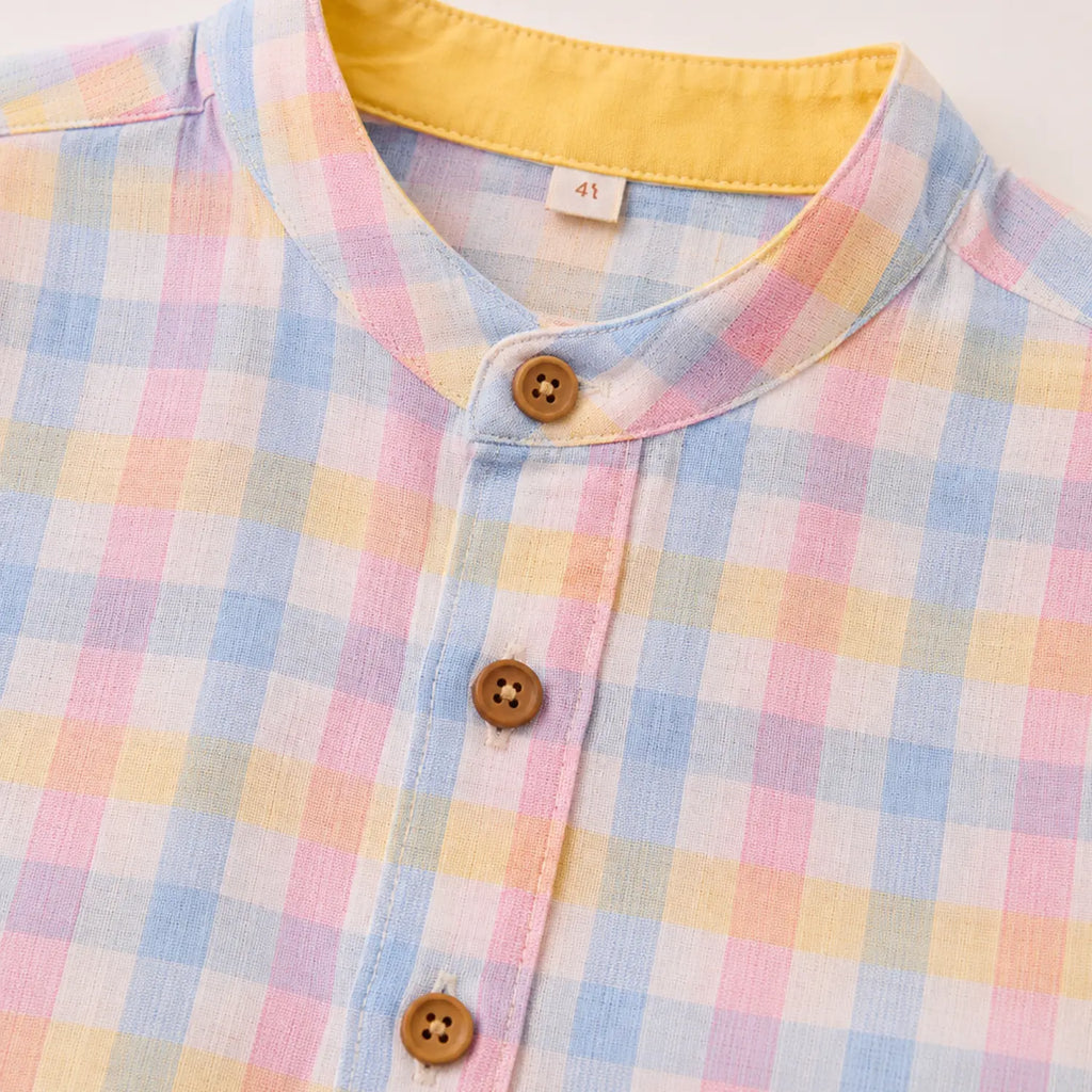Sunbeam Pastel Check Co-ord Set | Minilova