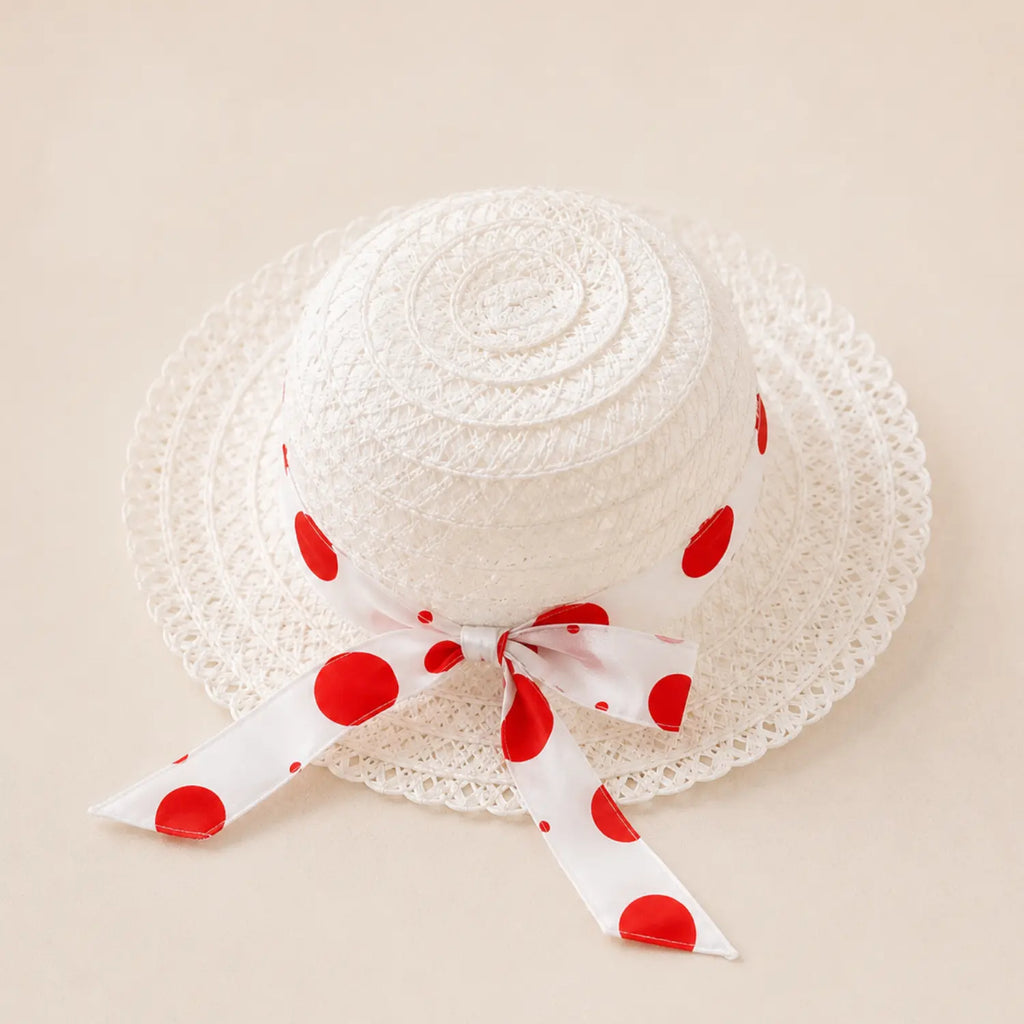 Cherry Pop Baby Girl Summer Dress with Hat | Minilova