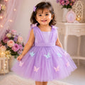 Lavender Butterfly Fairy Dress for Girls | Minilova