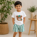 Little Bear Summer Stripes Co-ord Set | Minilova