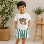 Little Bear Summer Stripes Co-ord Set | Minilova