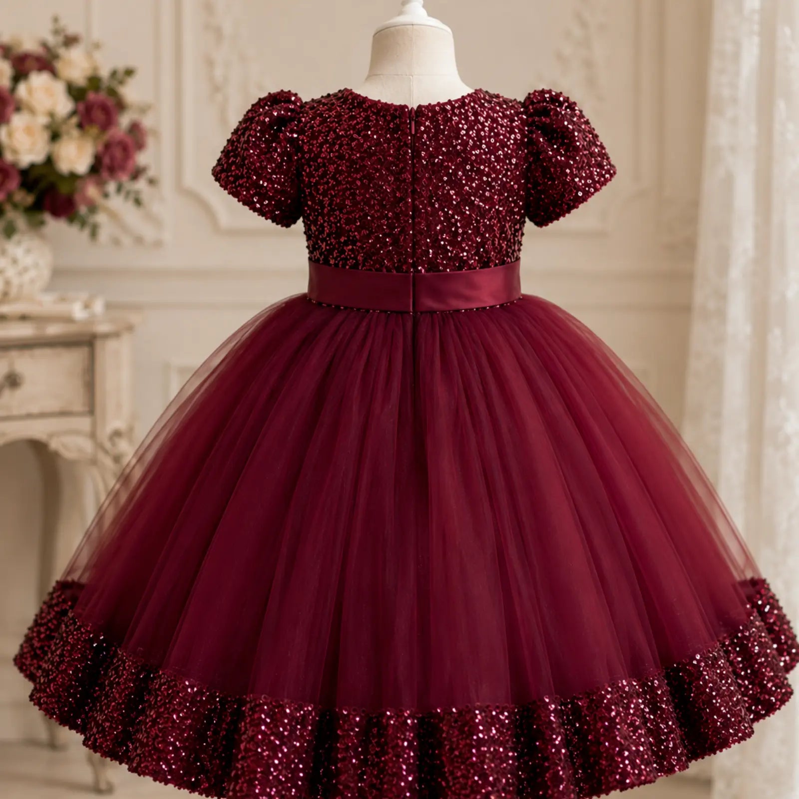 Ruby Royale Princess Dress for Girls | Minilova