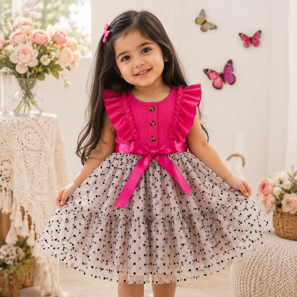 Little Diva Polka Dress | Minilova