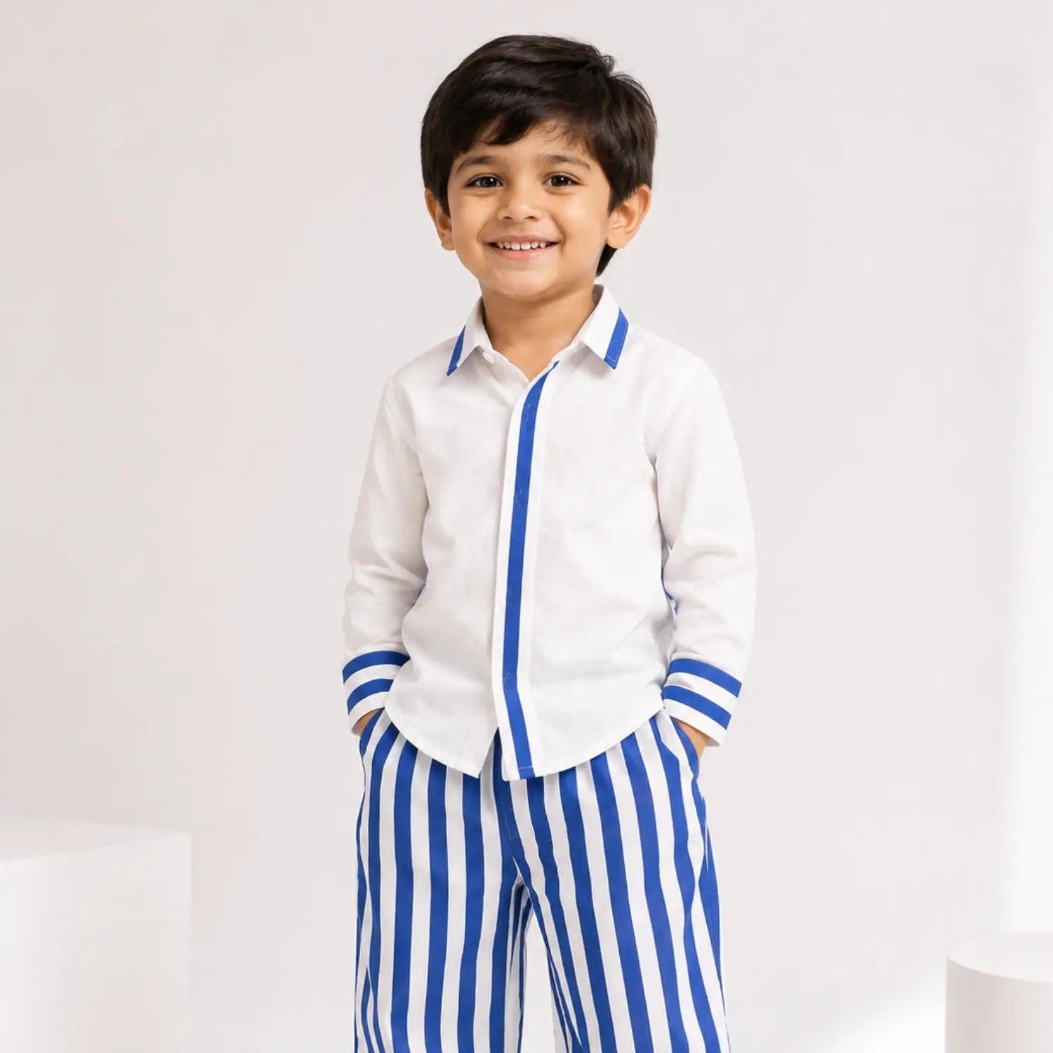 Blue Horizon Sailor Co-ord Set | Minilova