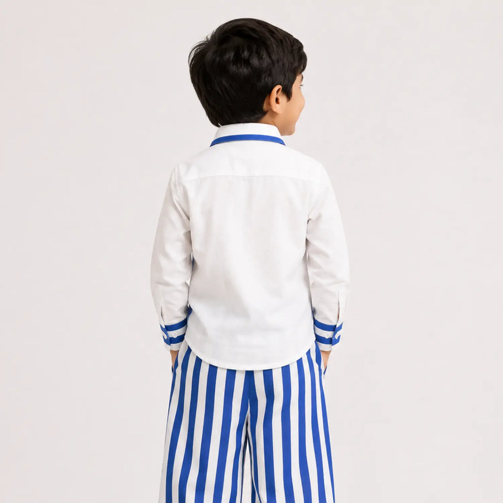 Blue Horizon Sailor Co-ord Set | Minilova