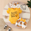 Sweet As Can Bee Baby Girl Shorts Set | Minilova