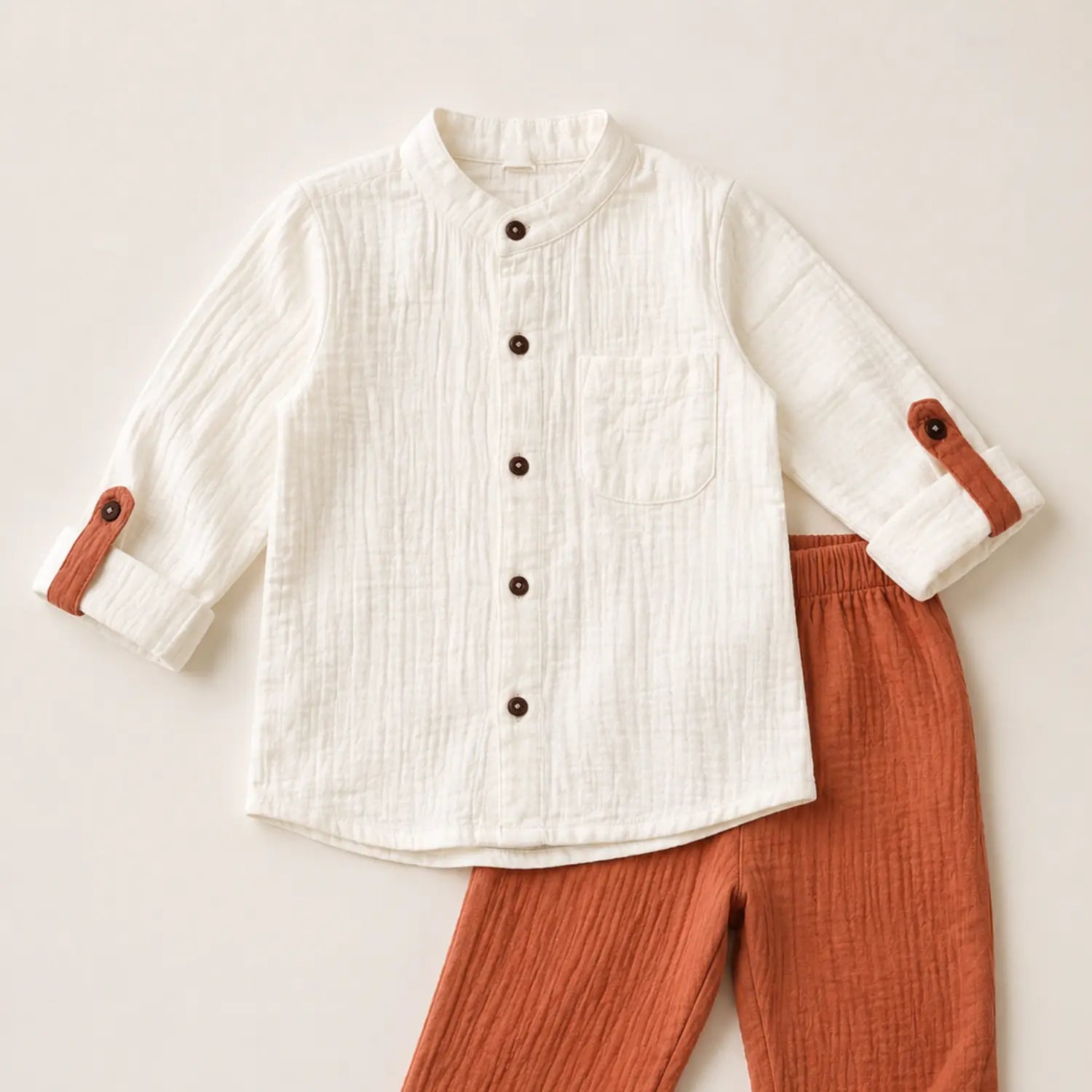 Desert Dunes Muslin Co-ord Set | Minilova