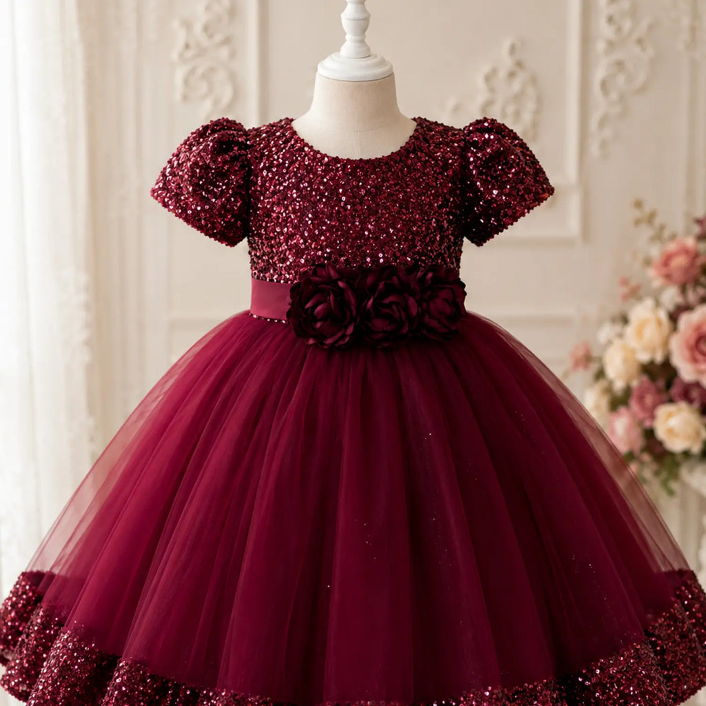 Ruby Royale Princess Dress for Girls | Minilova