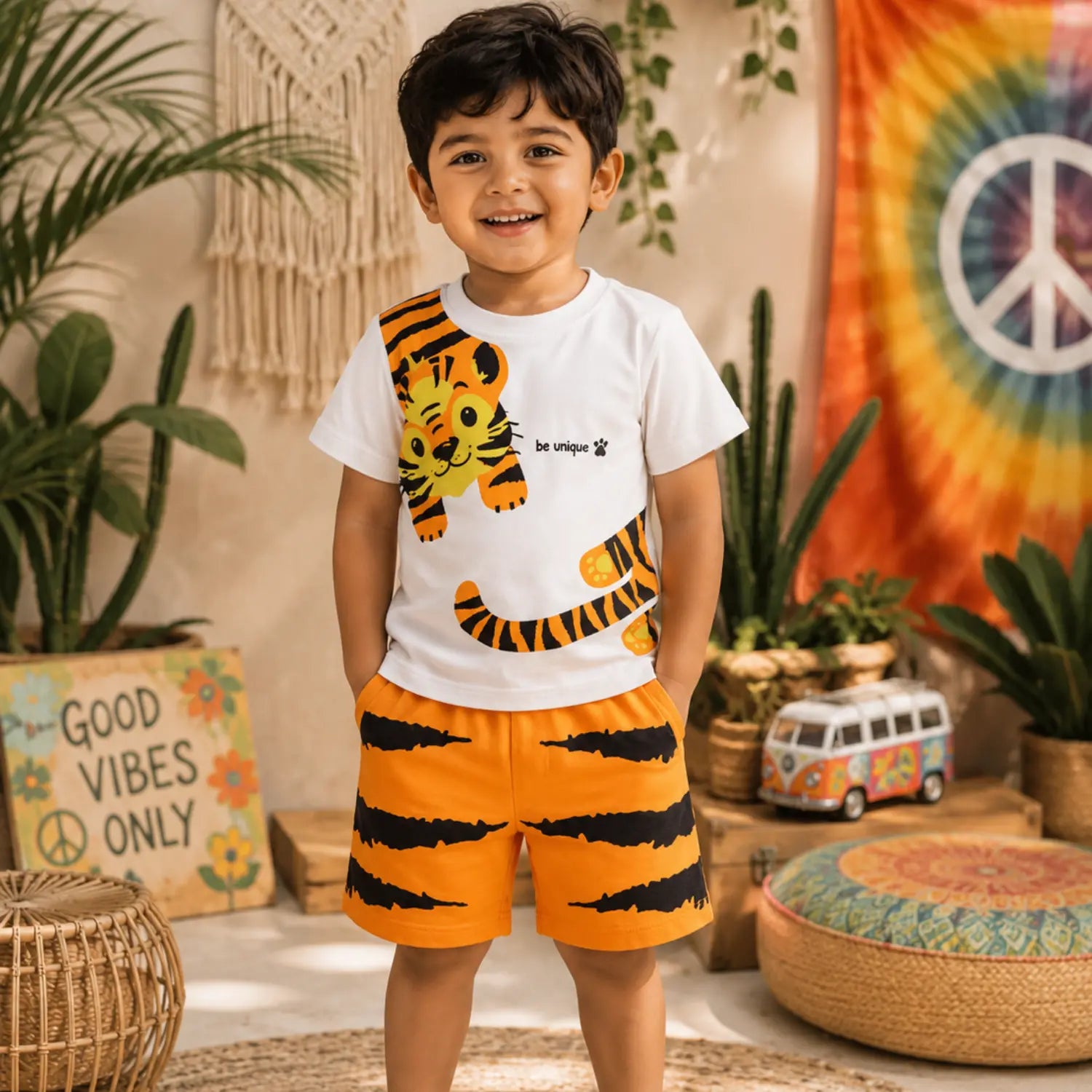 Roaring Tiger Adventure Co-ord Set | Minilova