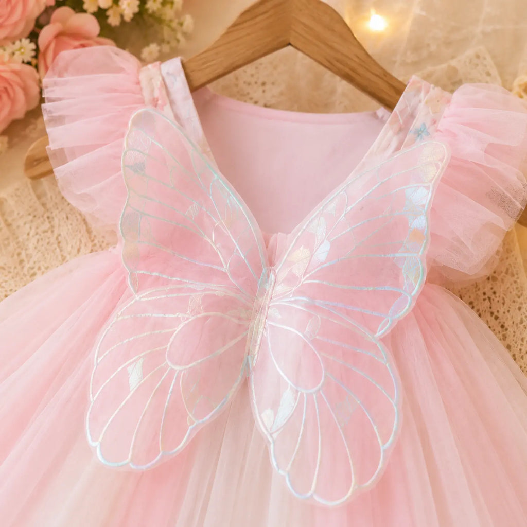 Butterfly Whimsy Princess Dress for Girls | Minilova
