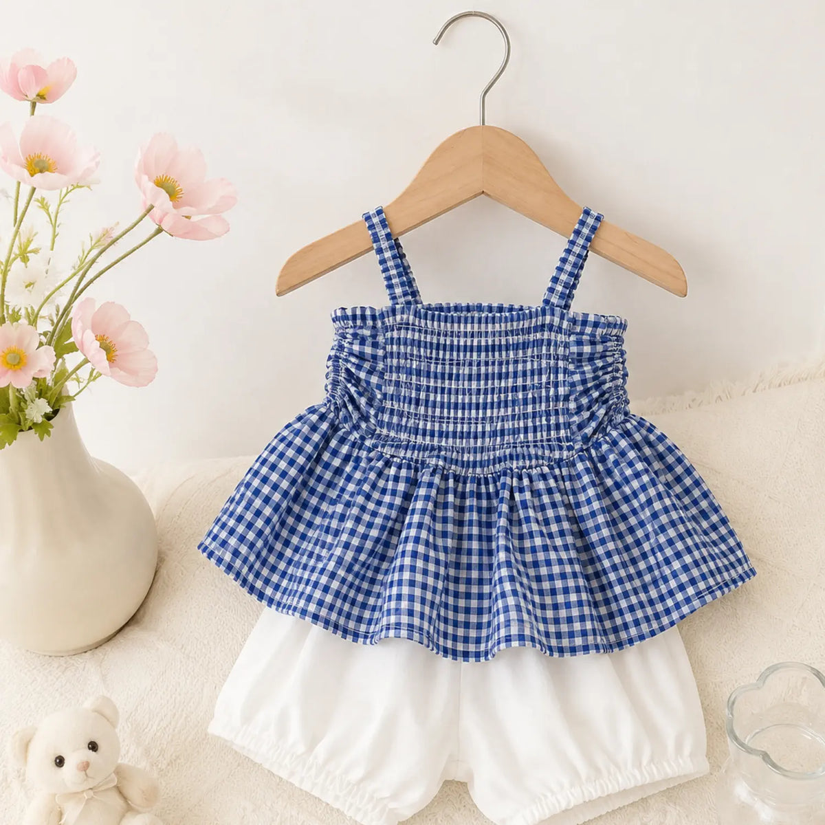 Little Blue Belle Summer Set for Baby Girls | Cute Girls Outfit