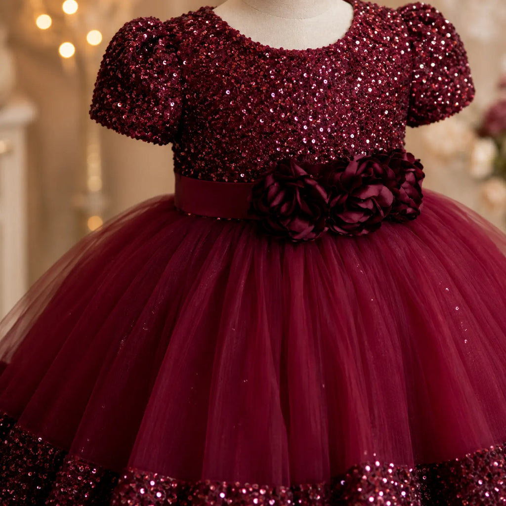 Ruby Royale Princess Dress for Girls | Minilova