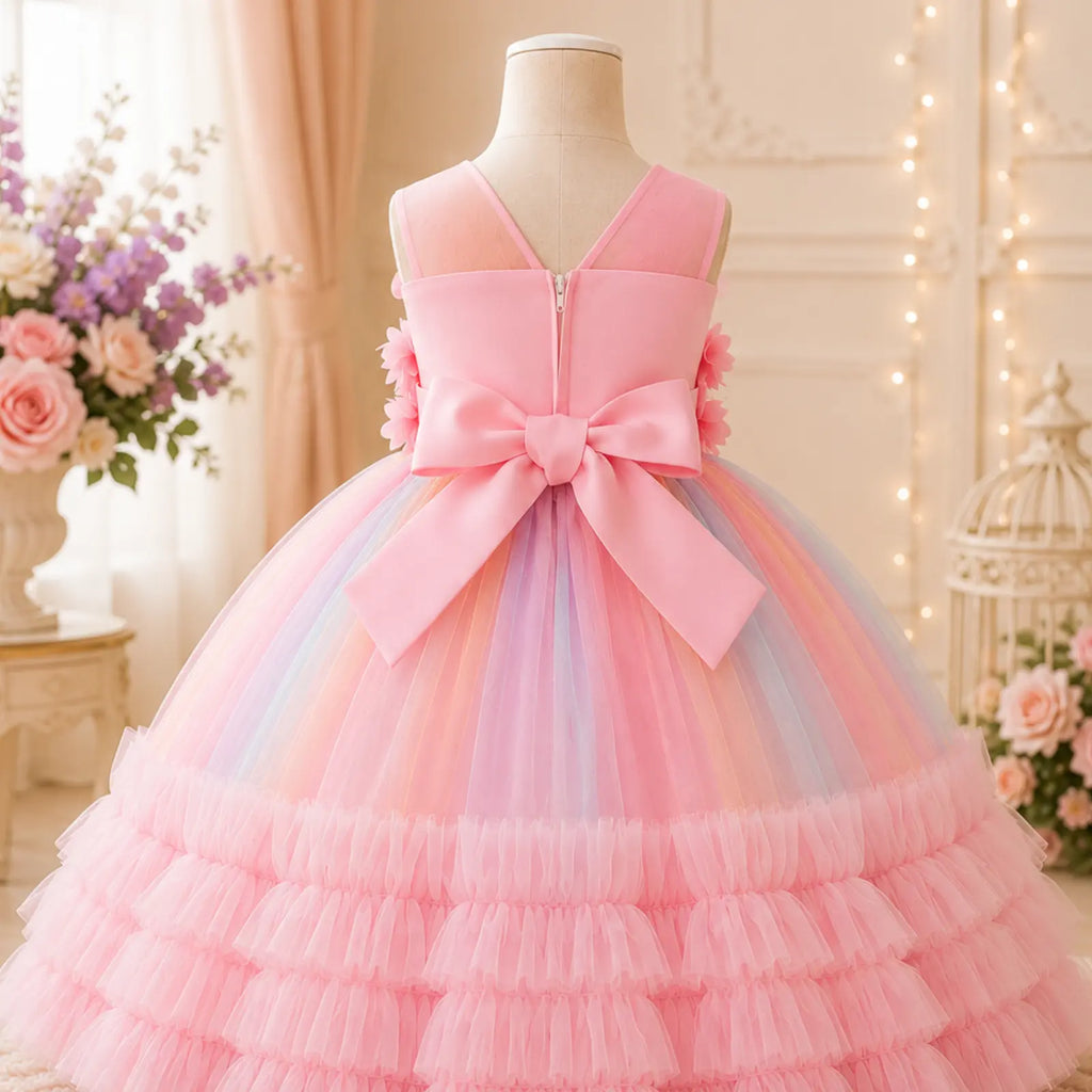 Candy Blossom Princess Gown for Girls | Minilova
