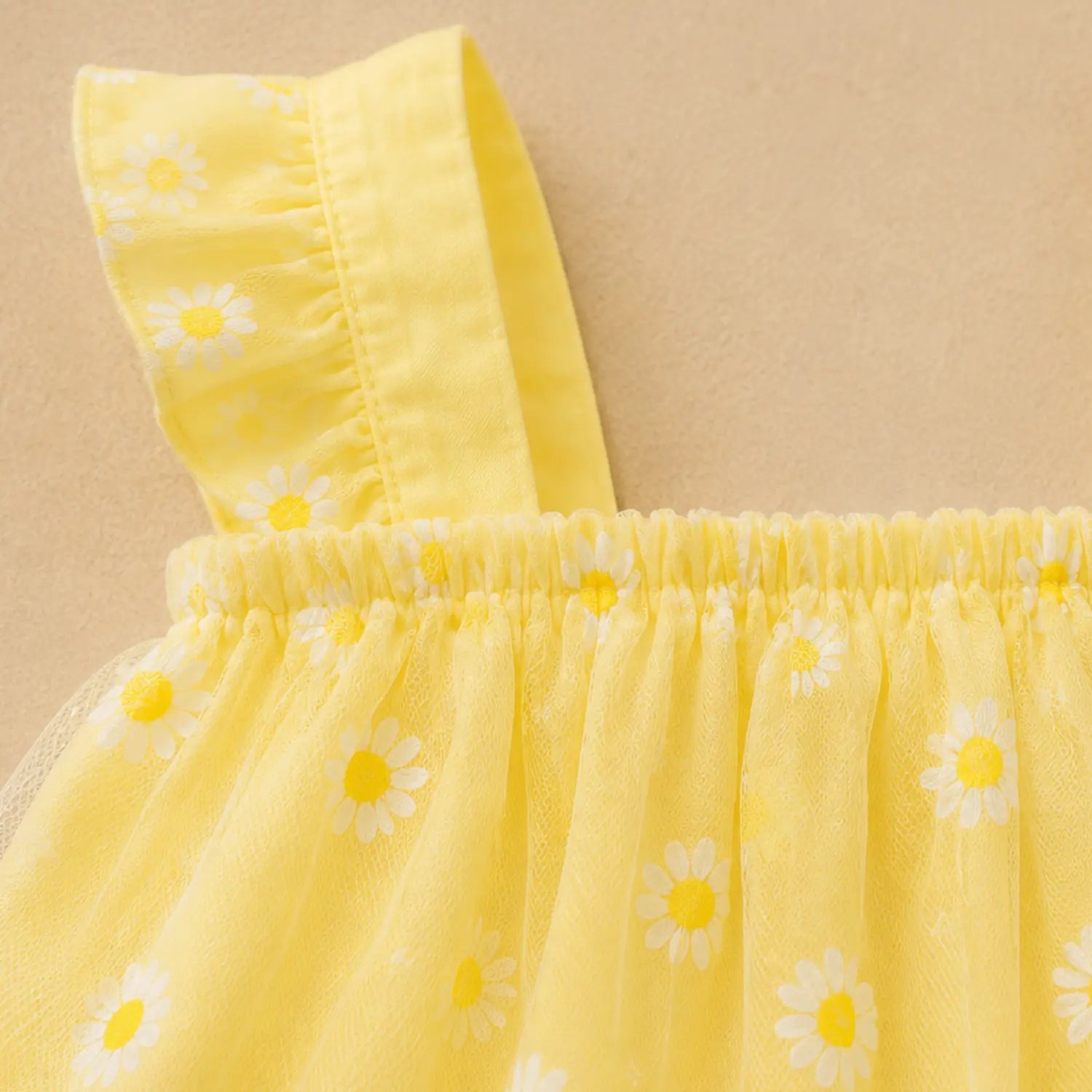 Sunny Daisy Baby Girl Romper Dress with Hat | Minilova