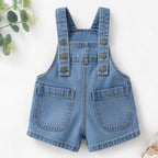Denim Dungaree Romper for Girls | Baby Girls' Outfit