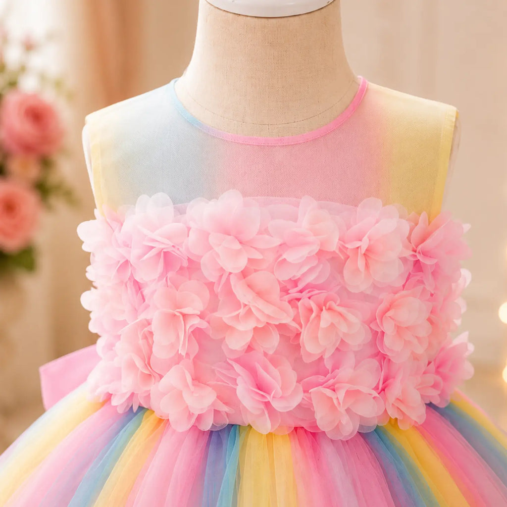 Candy Blossom Princess Gown for Girls | Minilova