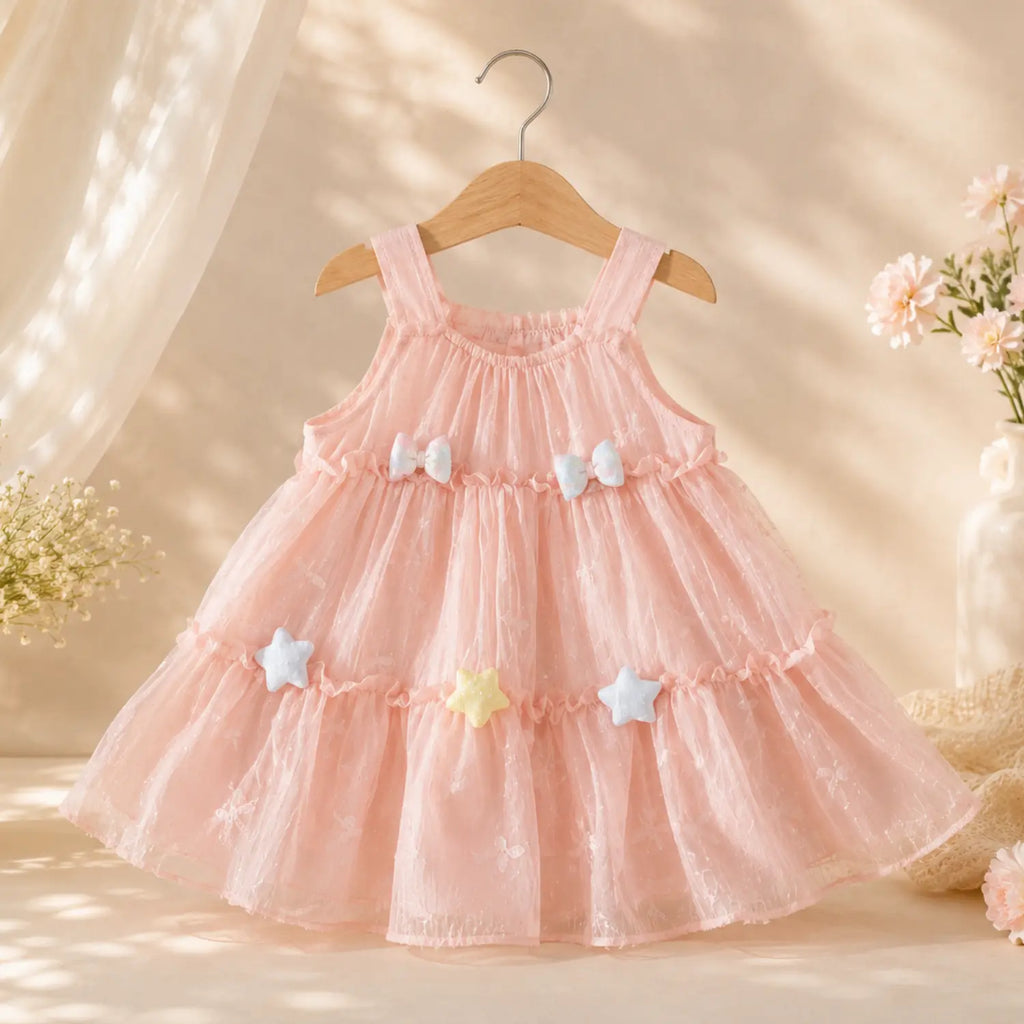 Twinkle Star Blush Dress | Minilova