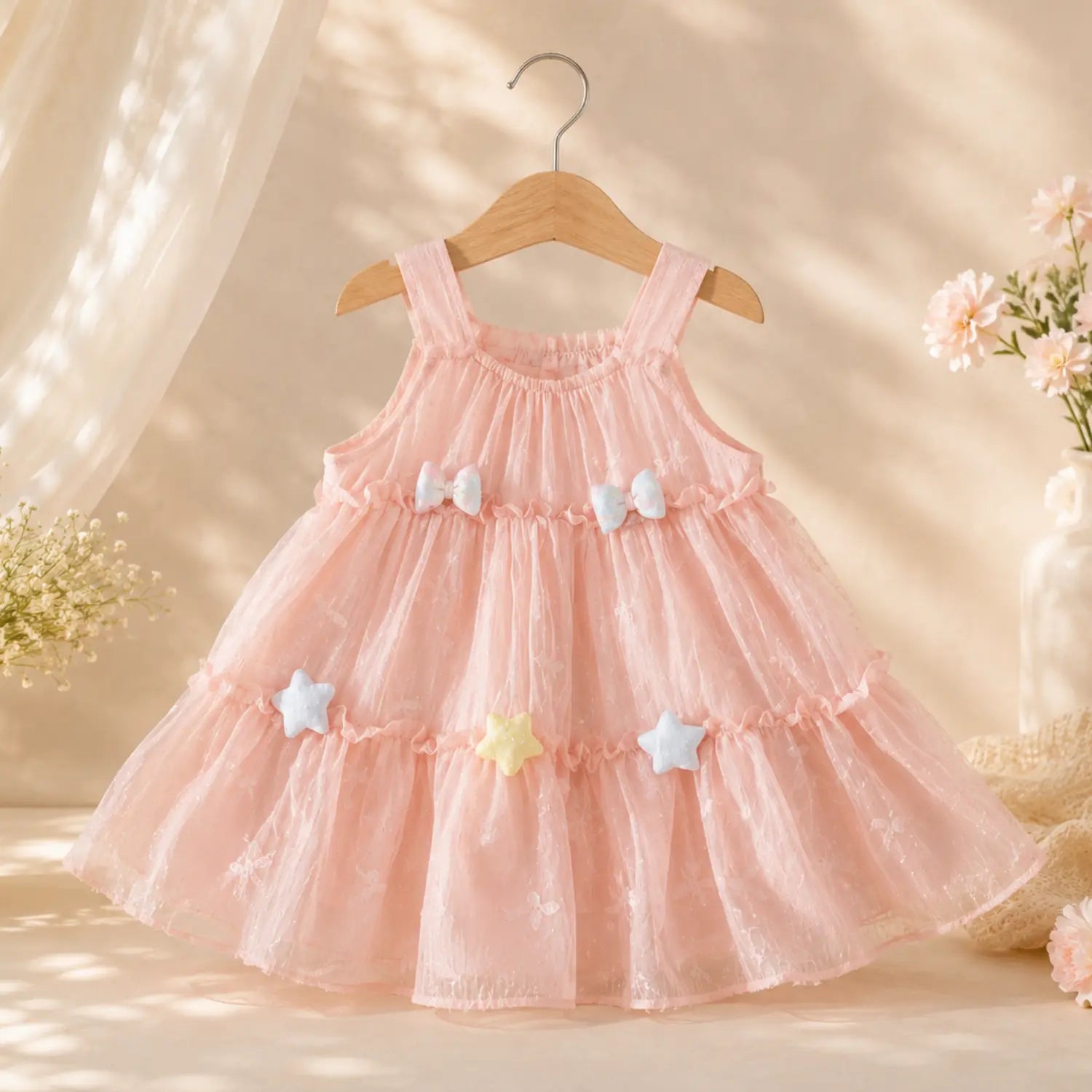 Twinkle Star Blush Dress | Minilova