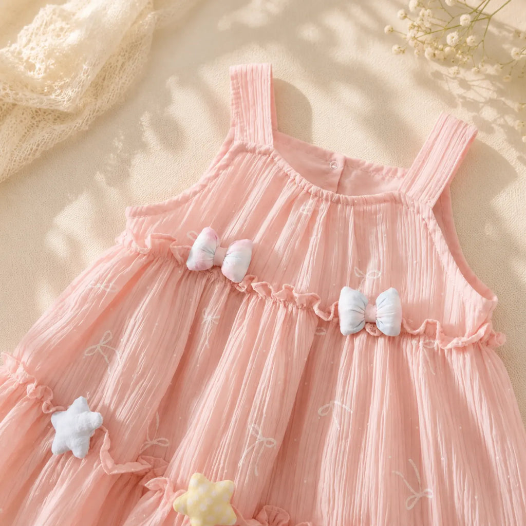 Twinkle Star Blush Dress | Minilova