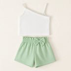 Mint Bow Chic Summer Set | Minilova