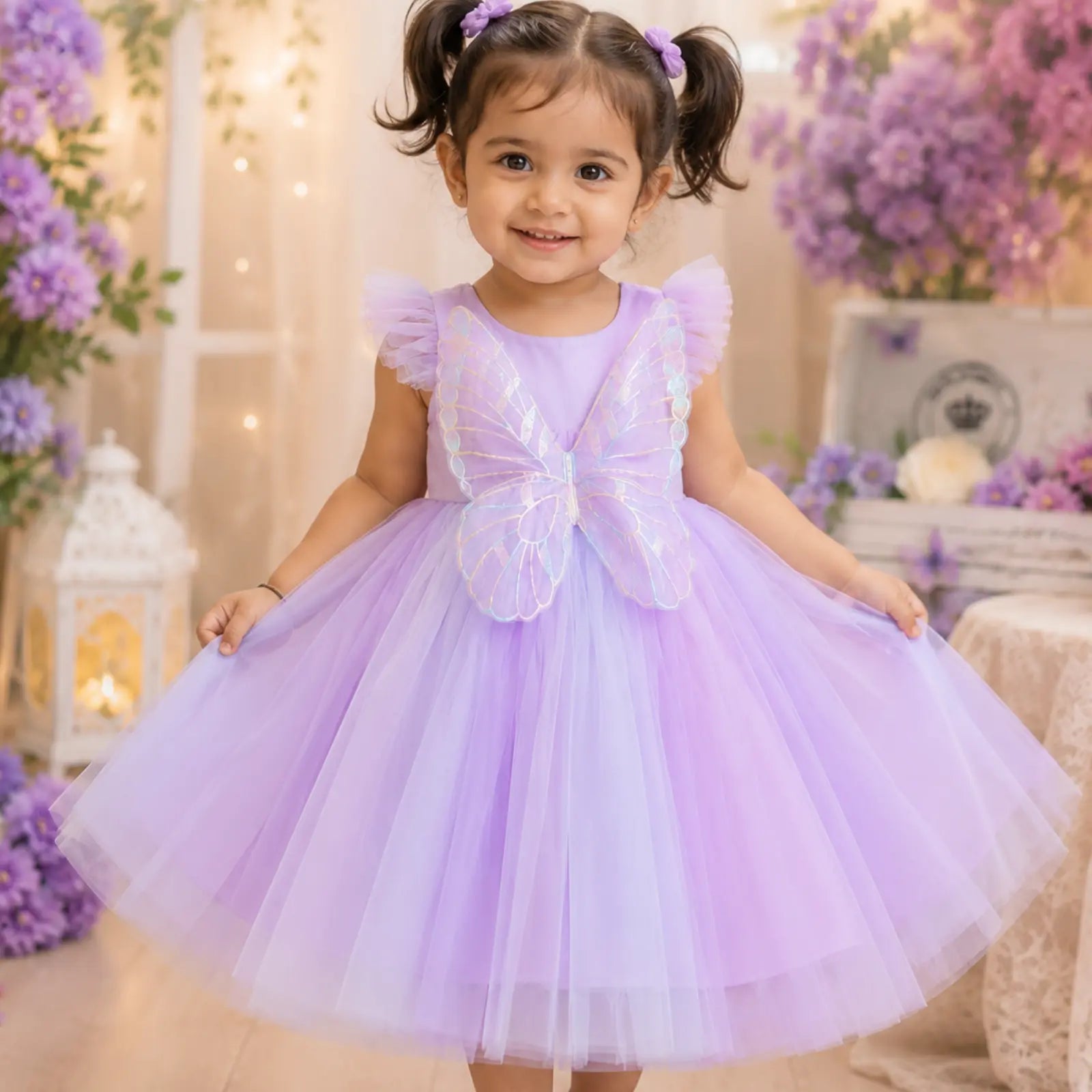 Butterfly Whimsy Princess Dress for Girls | Minilova