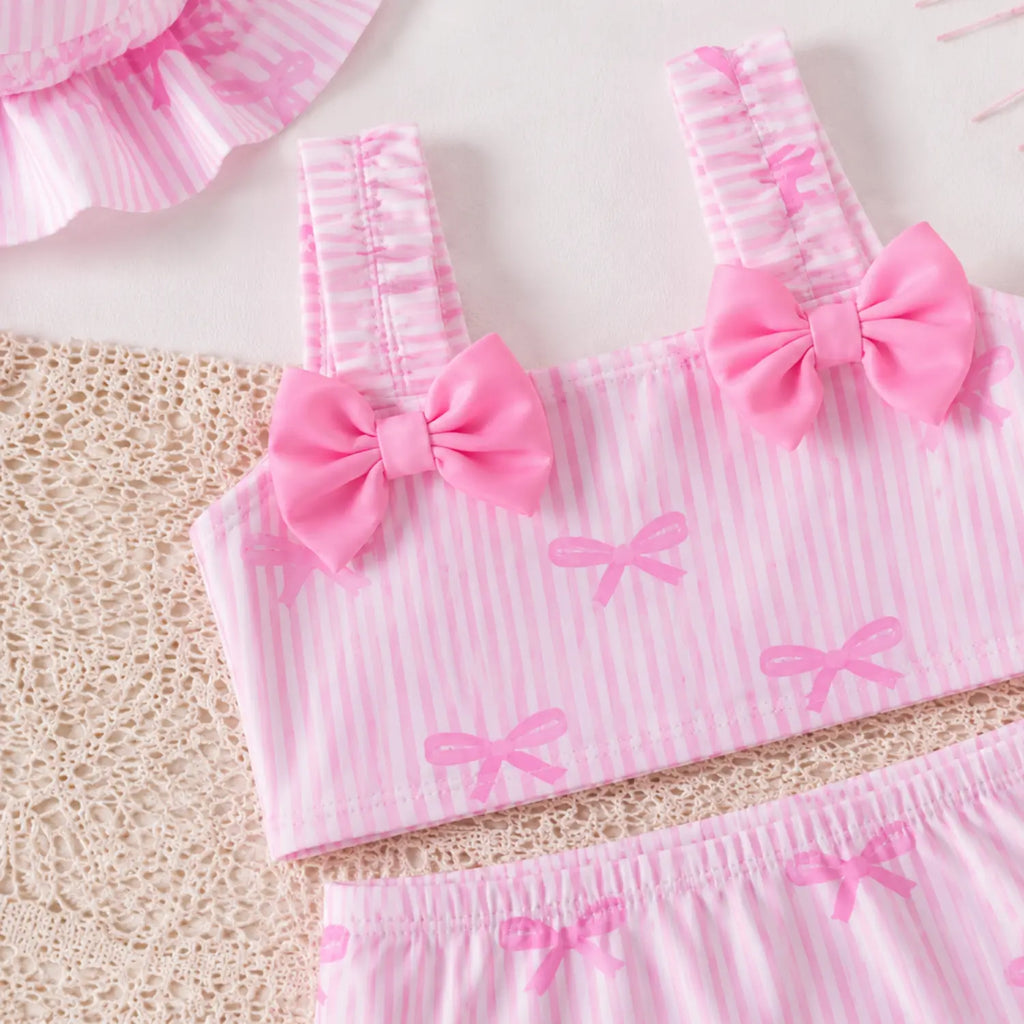 Tropical Flamingo Ruffle Swim Set | Minilova