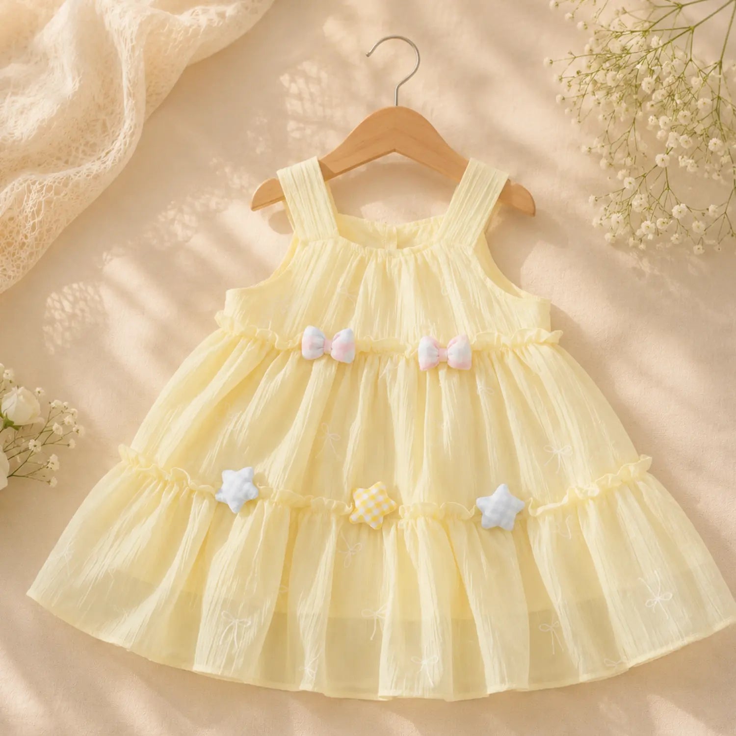 Twinkle Star Blush Dress | Minilova