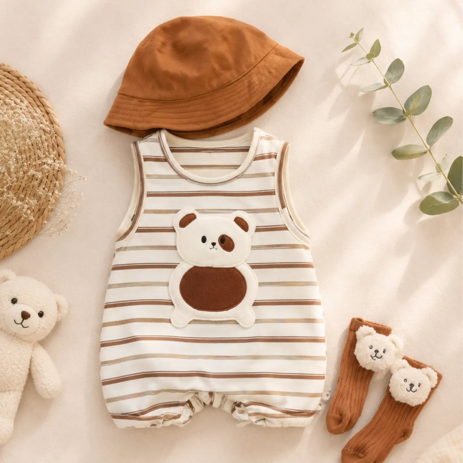 Little Bear Adventure Romper Set | Minilova