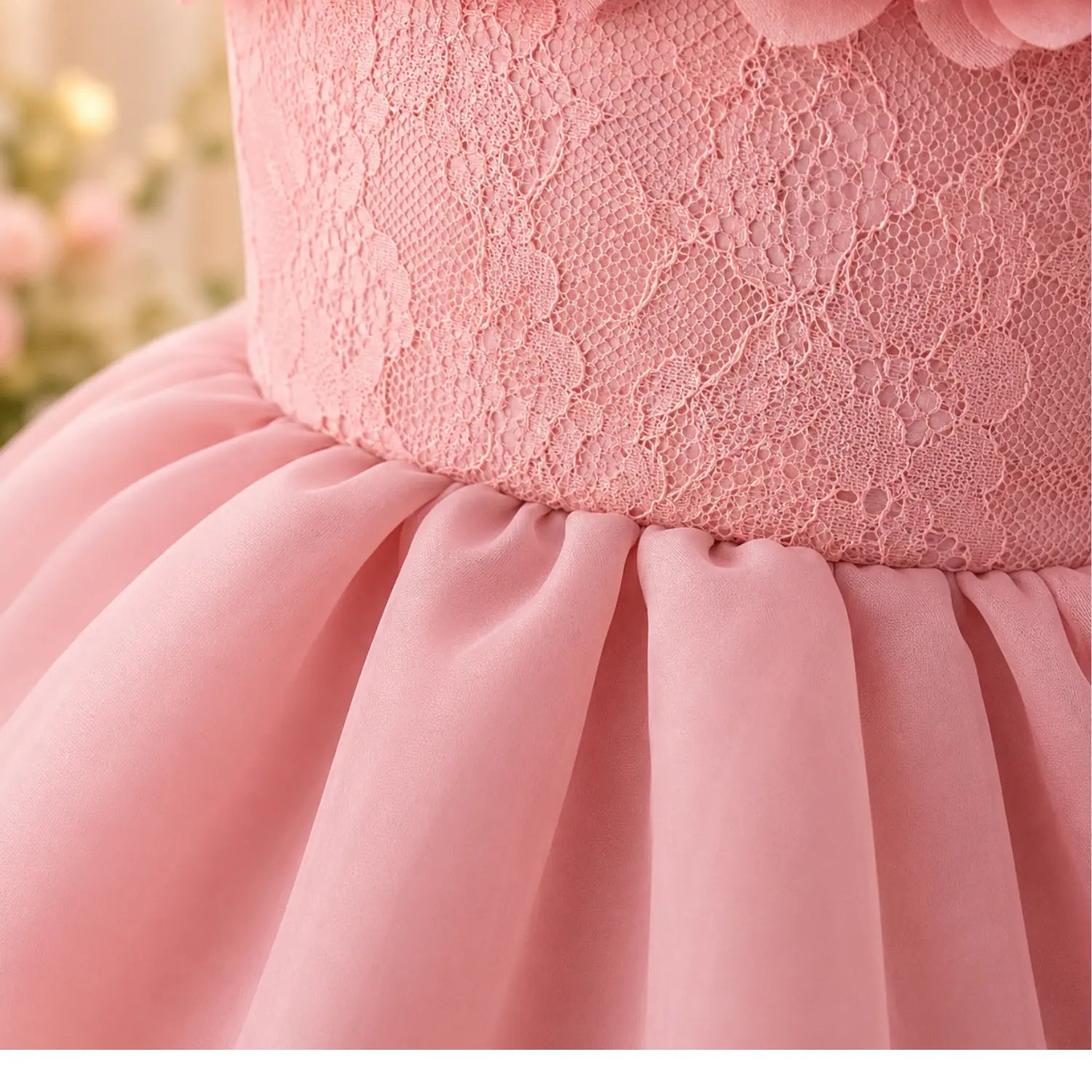 Blush Petal Princess Dress for Girls | Minilova