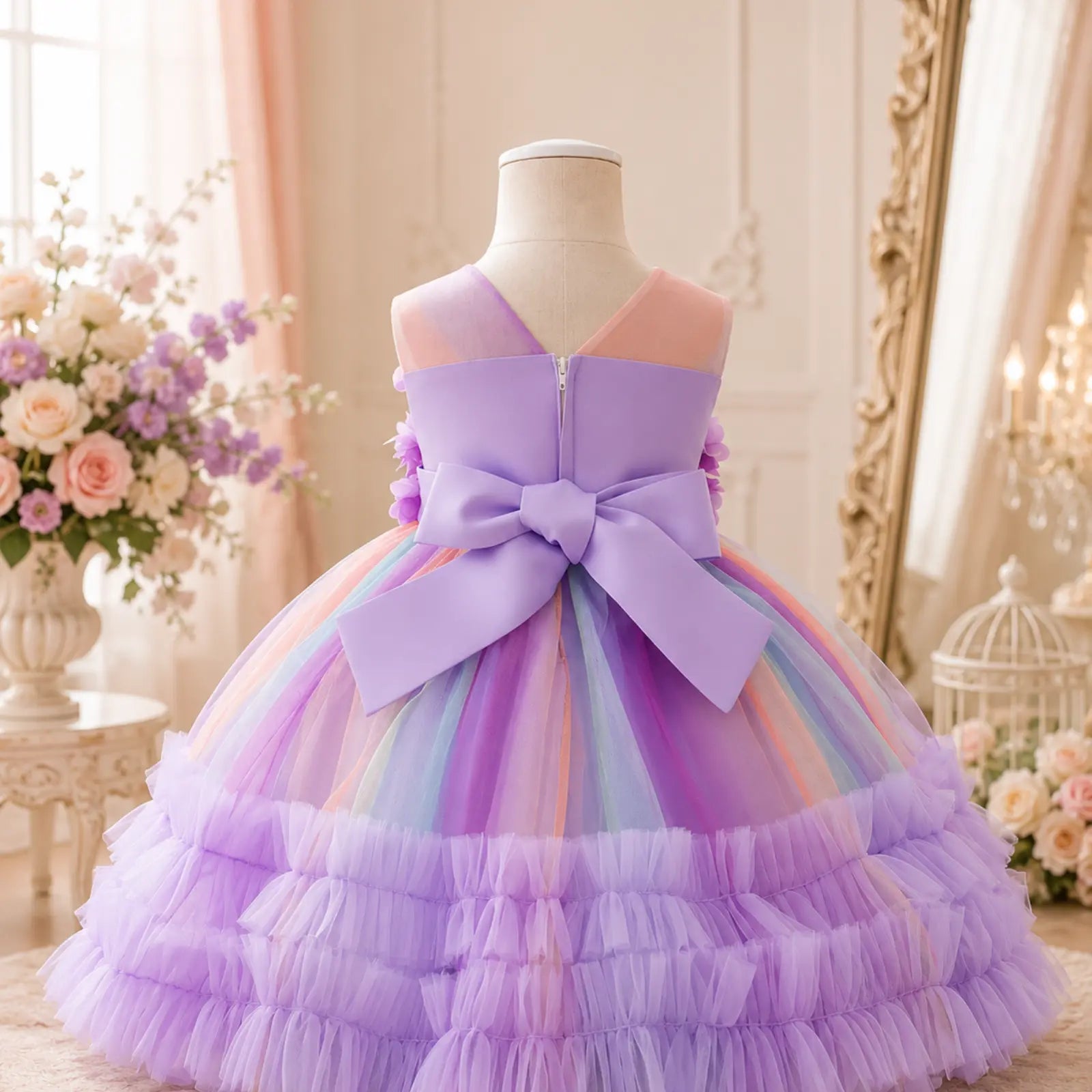 Candy Blossom Princess Gown for Girls | Minilova