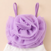 Flower Bloom Girls Top & Skirt Set with Sling Bag | Minilova
