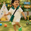 Dino Buddy Baby Boy Romper Set with Sling Bag | Minilova