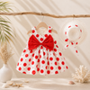 Cherry Pop Baby Girl Summer Dress with Hat | Minilova