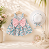 Blossom Belle Baby Girl Cotton Dress with Hat | Minilova