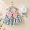 Blossom Belle Baby Girl Cotton Dress with Hat | Minilova