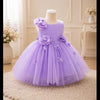 Lavender Bloom Princess Dress for Girls | Minilova