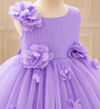 Lavender Bloom Princess Dress for Girls | Minilova