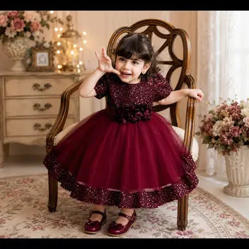 Ruby Royale Princess Dress for Girls | Minilova
