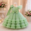 Royal Amethyst Sparkle Gown for Girls | Minilova