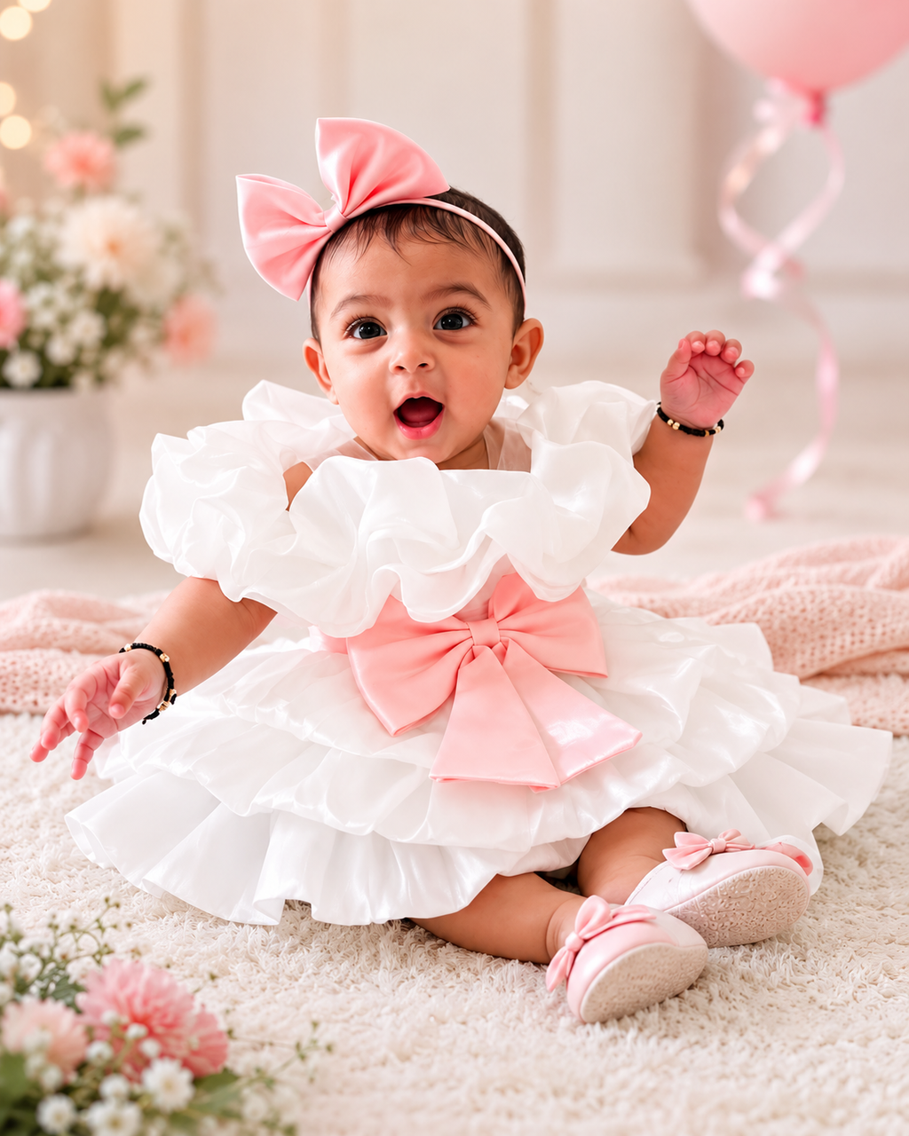 Pearl Princess Off-Shoulder Couture Dress | Minilova