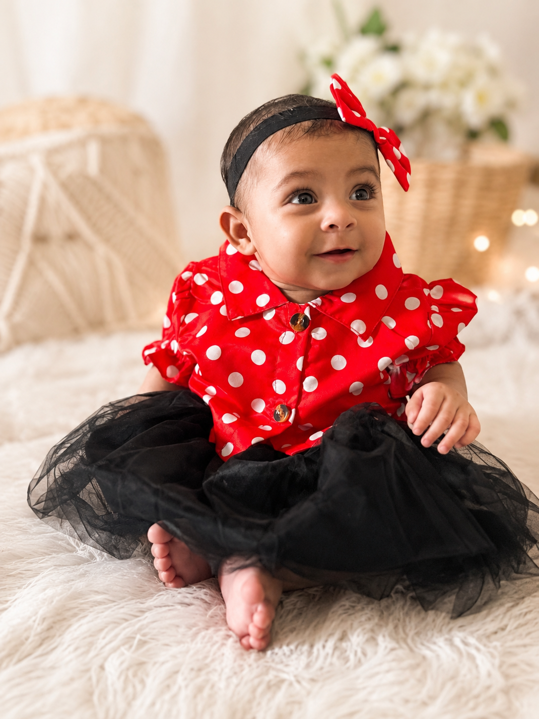 Polka Pop Mini Girls Skirt Set | Minilova