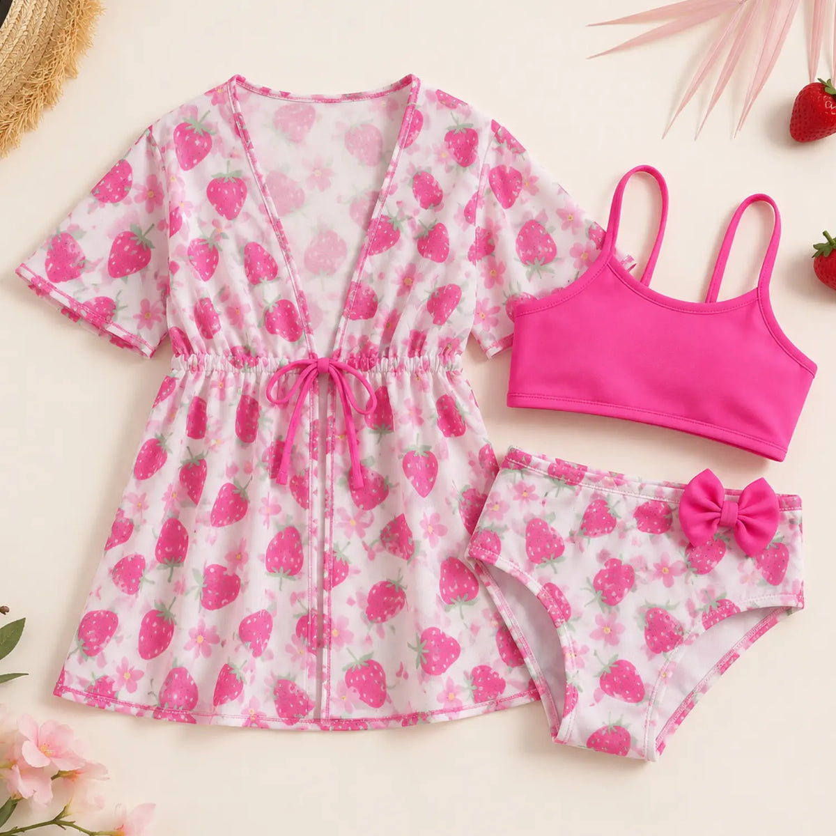 Strawberry Splash Swim Set | Minilova